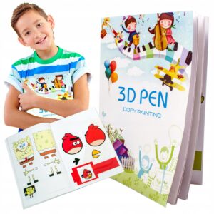 KSIĄŻKA Z SZABLONAMI DO DŁUGOPISU 3D