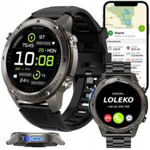 SMARTWATCH MĘSKI GPS