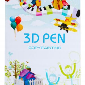 KSIĄŻKA Z SZABLONAMI DO DŁUGOPISU 3D