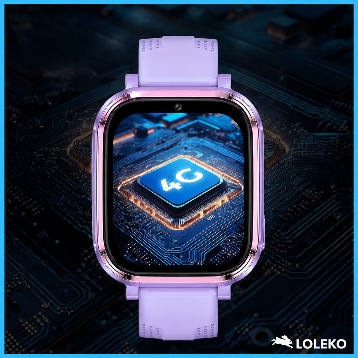 SMARTWATCH L60 4G GPS FIOLETOWY - obrazek 14