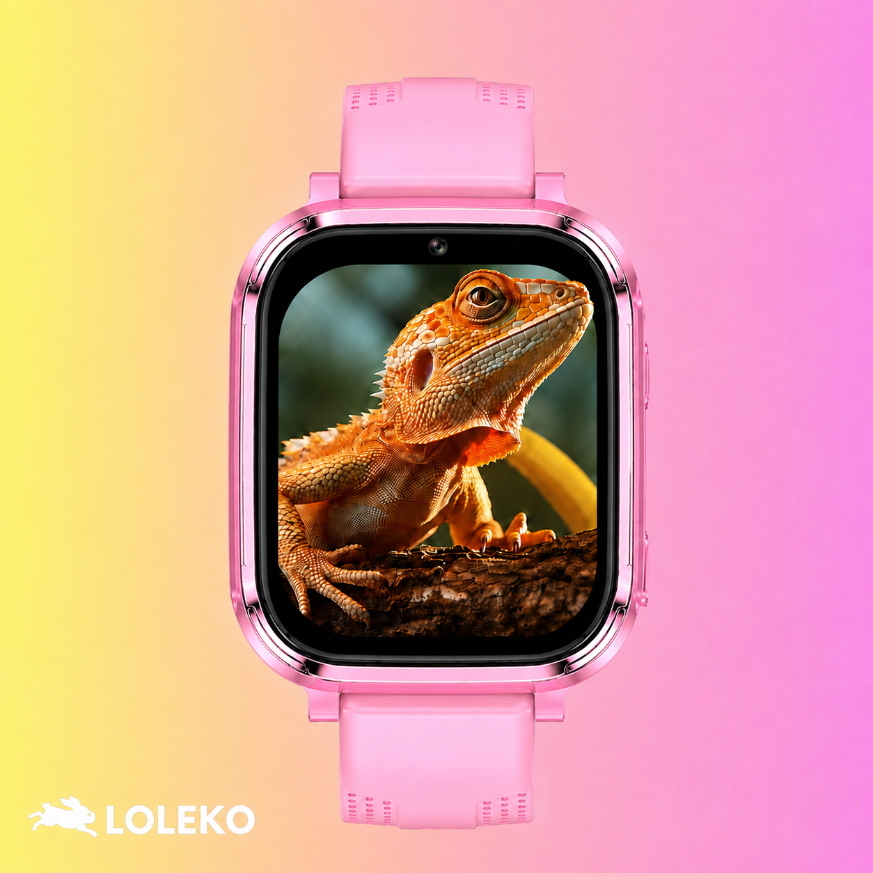 SMARTWATCH L60 4G GPS RÓŻOWY - obrazek 4