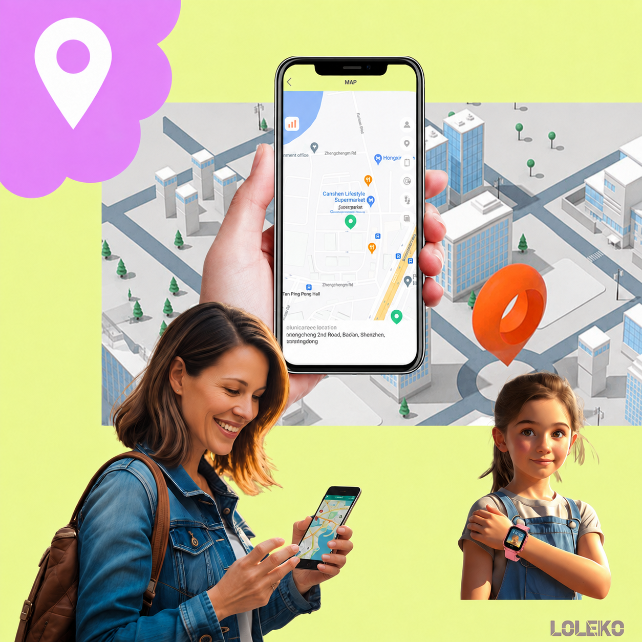 SMARTWATCH L60 4G GPS RÓŻOWY - obrazek 7