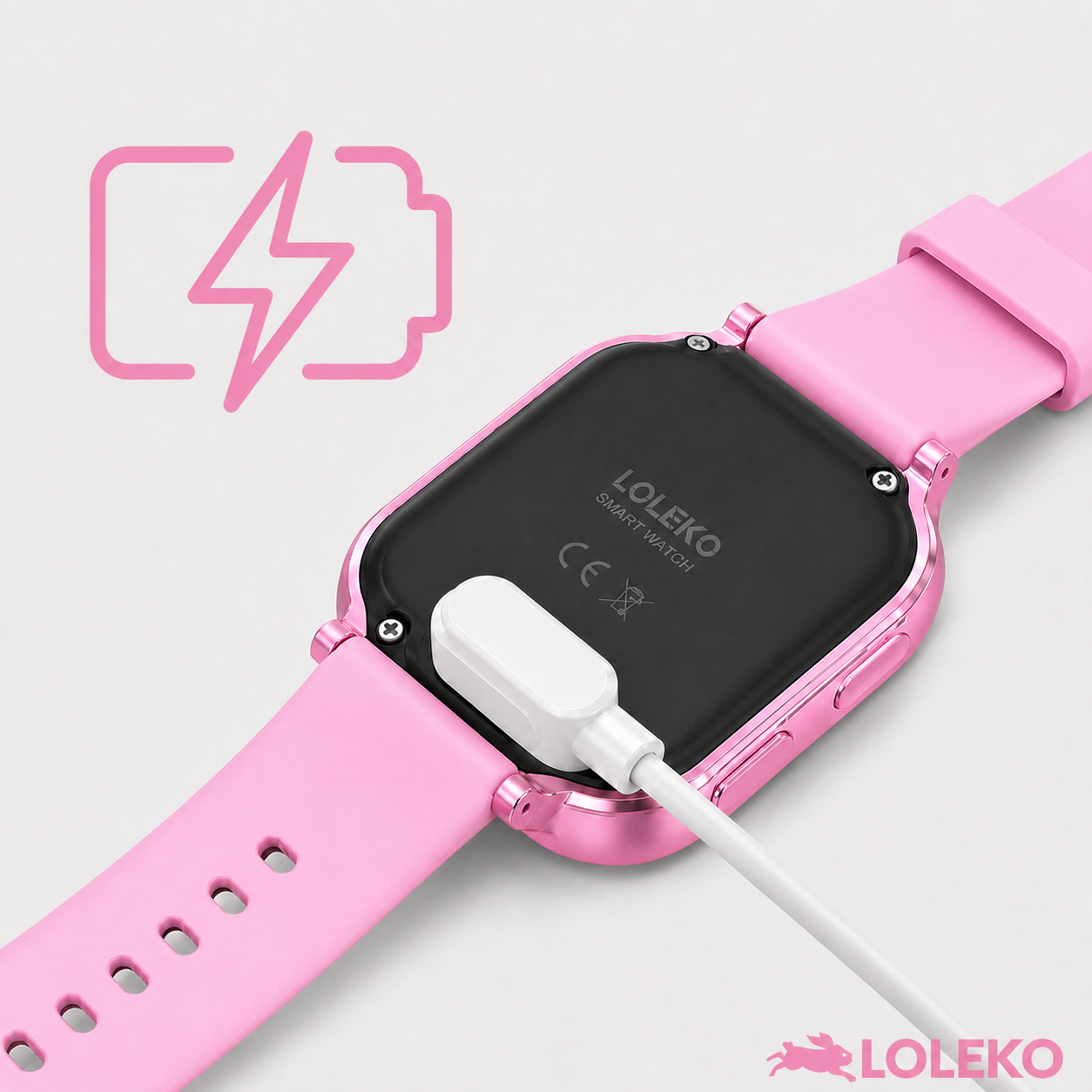 SMARTWATCH L60 4G GPS RÓŻOWY - obrazek 8