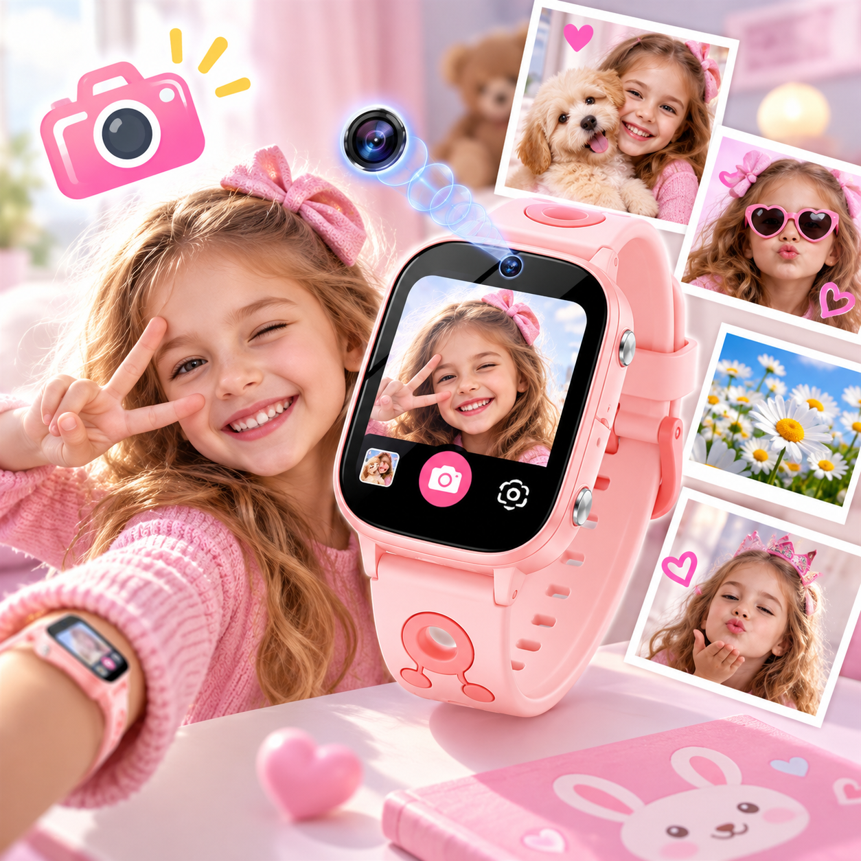 SMARTWATCH L03 RÓŻOWY - obrazek 3