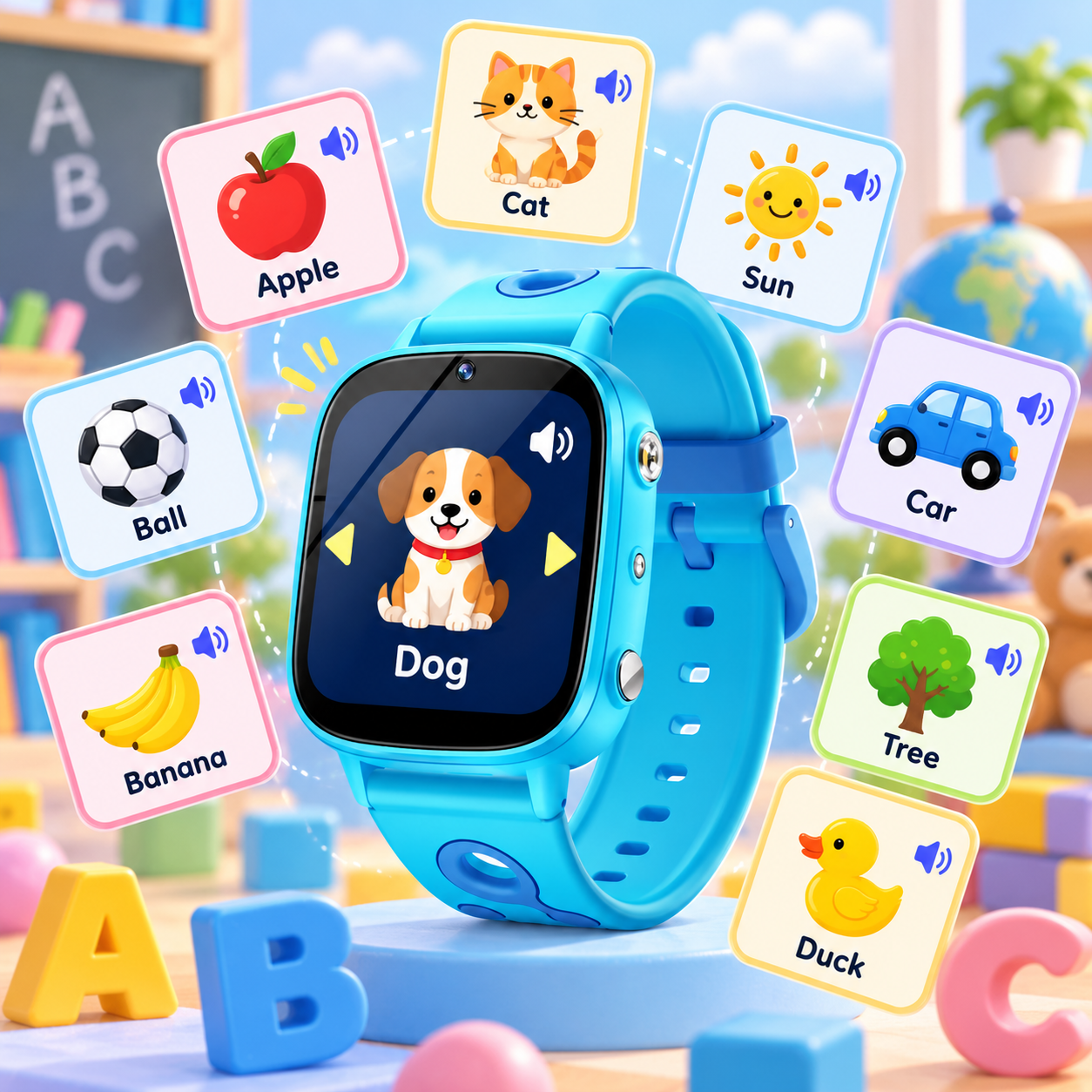 SMARTWATCH L03 NIEBIESKI - obrazek 3