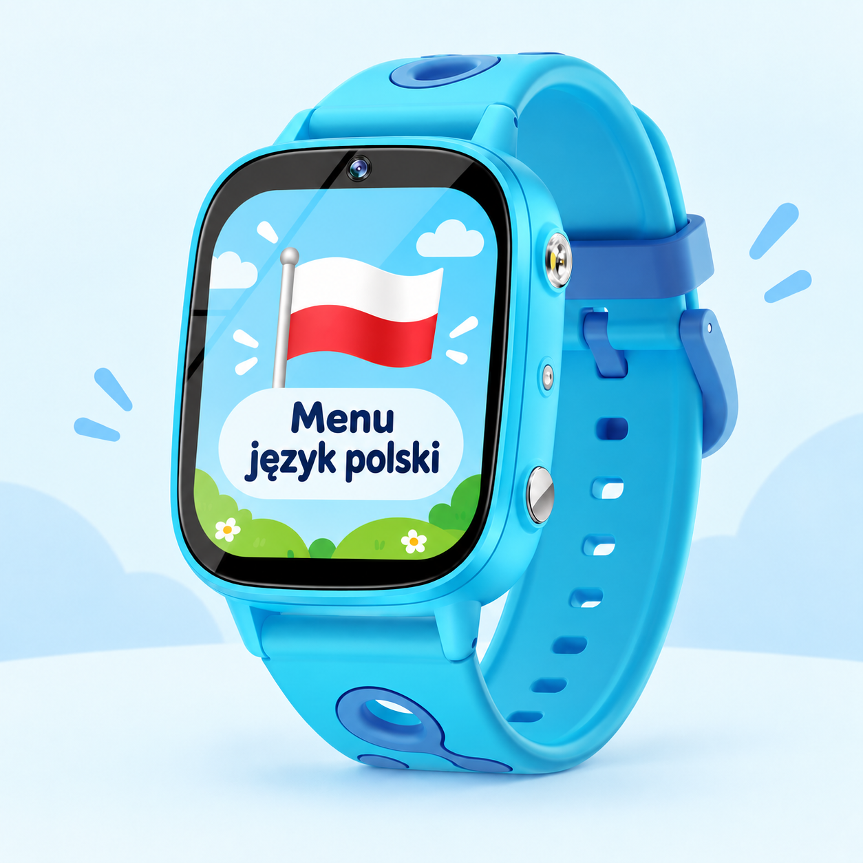 SMARTWATCH L03 NIEBIESKI - obrazek 4