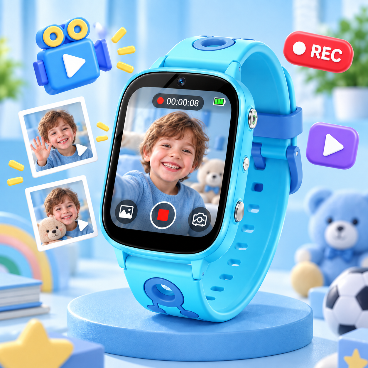 SMARTWATCH L03 NIEBIESKI - obrazek 8