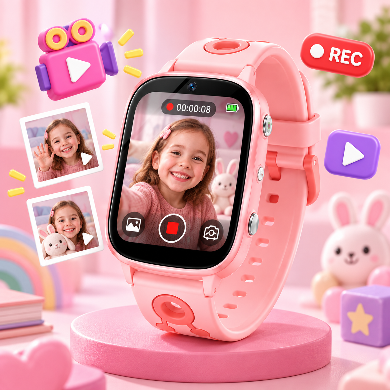 SMARTWATCH L03 RÓŻOWY - obrazek 7
