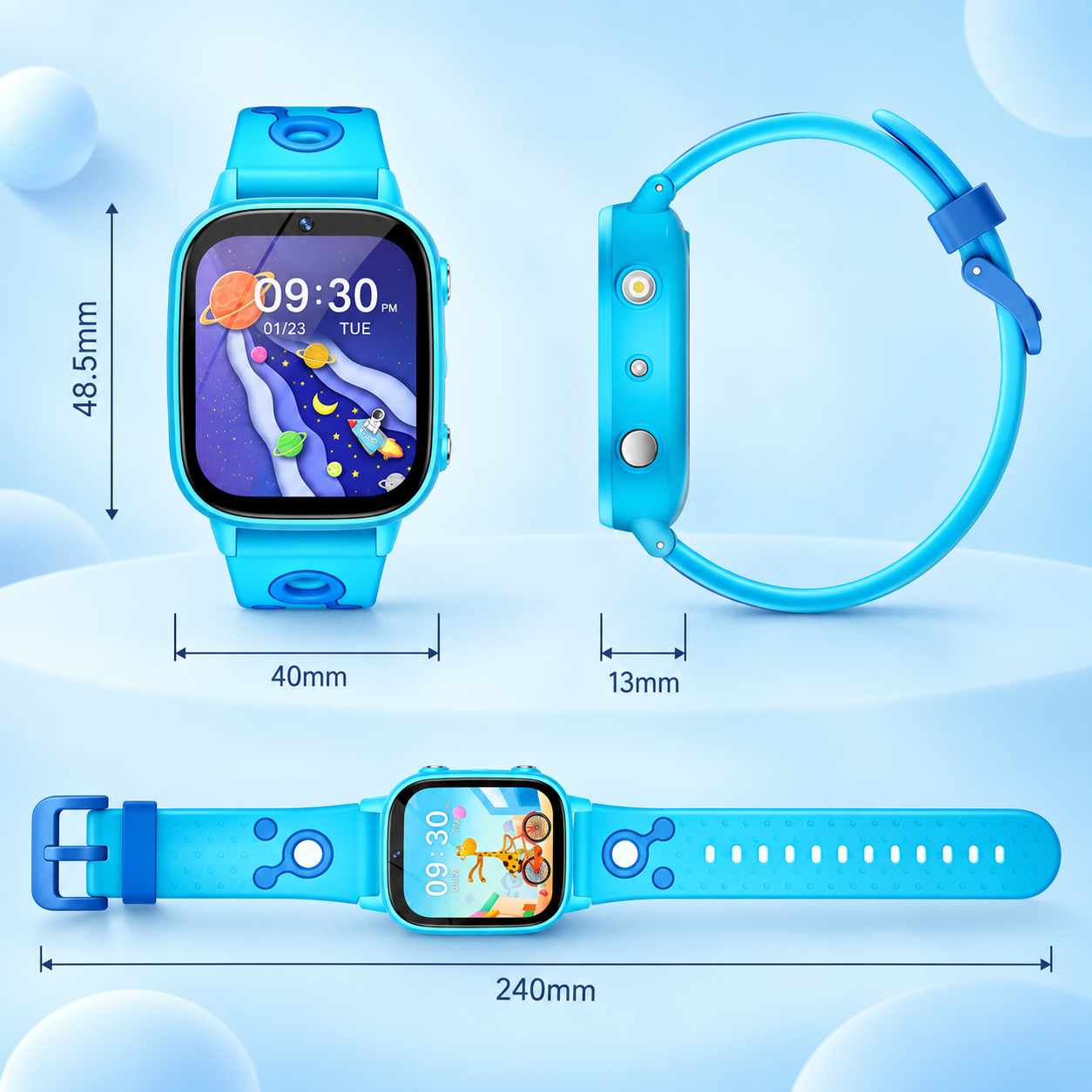SMARTWATCH L03 NIEBIESKI - obrazek 9